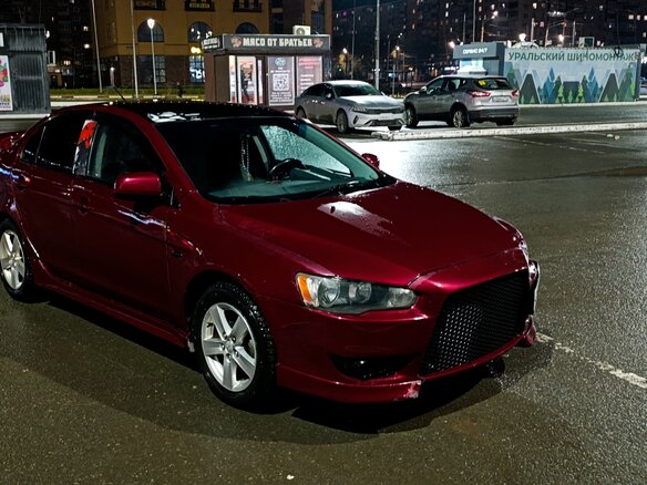 2007 Mitsubishi Lancer X, красный, 540000 рублей - вид 2