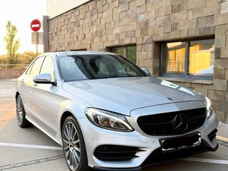 2017 Mercedes-Benz C-Класс 200 9G-TRONIC IV (W205), серебристый, 2600000 рублей, вид 2
