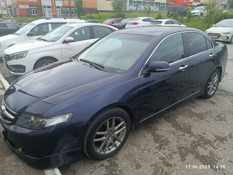 2007 Honda Accord Type-S Type S VII Рестайлинг, синий, 820000 рублей, вид 1