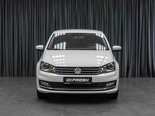 2017 Volkswagen Polo V Рестайлинг, белый, 1209000 рублей, вид 3