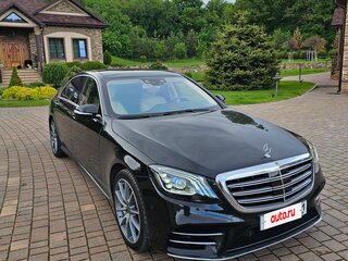 2019 Mercedes-Benz S-Класс 560 Long VI (W222, C217) Рестайлинг, чёрный, 6900000 рублей, вид 1