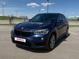 2017 BMW X1 18d xDrive II (F48), синий, 2385000 рублей, вид 1