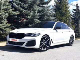 2020 BMW 5 серии 530i xDrive VII (G30/G31/G38) Рестайлинг, белый, 4490000 рублей, вид 2