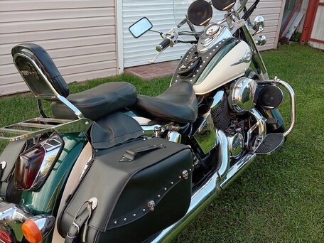 1997 Honda Shadow 400, зелёный, 415000 рублей, вид 3
