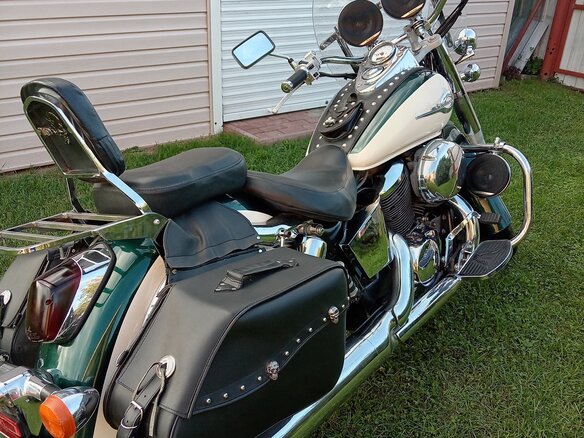 1997 Honda Shadow 400, зелёный, 385000 рублей - вид 2