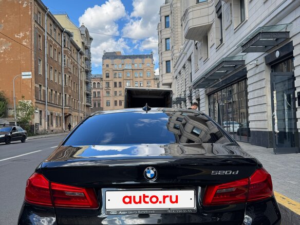 2018 BMW 5 серии 520d VII (G30/G31/G38), чёрный, 3200000 рублей - вид 7