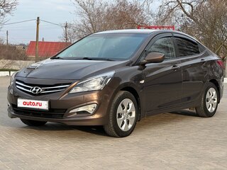 2016 Hyundai Solaris I Рестайлинг, коричневый, 1150000 рублей, вид 1