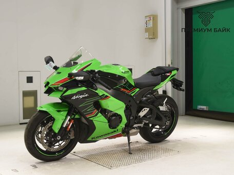 2023 Kawasaki ZX-10R Ninja, зелёный, 1877000 рублей, вид 4
