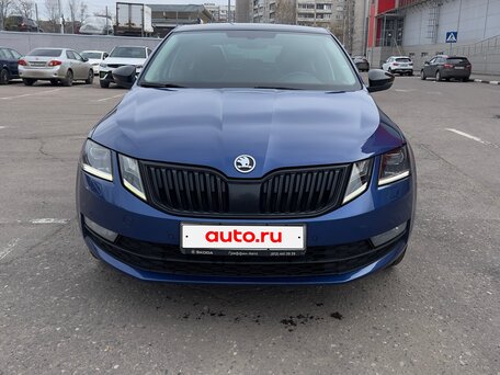 2019 Skoda Octavia III (A7) Рестайлинг, синий, 1550000 рублей, вид 3
