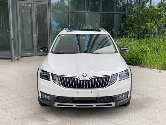 2019 Skoda Octavia III (A7) Рестайлинг, белый - вид 4