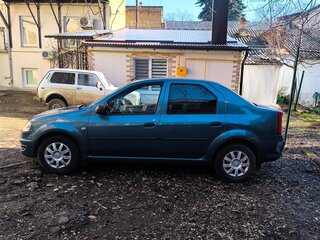 2010 Renault Logan I Рестайлинг, синий, 400000 рублей, вид 4