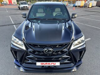 2015 Lexus LX 570 III Рестайлинг 2, синий, 7000000 рублей, вид 3