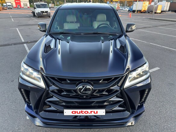 2015 Lexus LX 570 III Рестайлинг 2, синий, 6500000 рублей - вид 2
