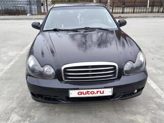 2007 Hyundai Sonata ТагАЗ IV (EF) Рестайлинг, чёрный, 385000 рублей, вид 1