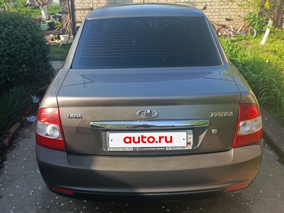 2013 Lada (ВАЗ) Priora I, коричневый, 390000 рублей - вид 4