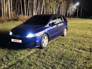 2009 Honda Stream II Рестайлинг, синий, 1170000 рублей, вид 4