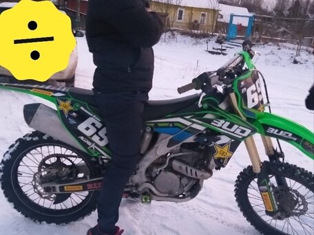 2017 Kawasaki KX 250, зелёный, 370000 рублей, вид 3