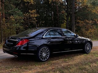 2016 Mercedes-Benz S-Класс 500 Long 9G-TRONIC VI (W222, C217), чёрный, 4170000 рублей, вид 3