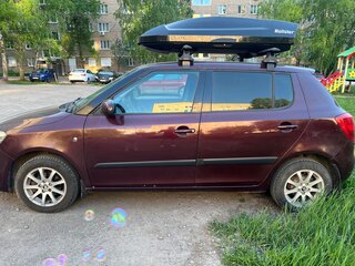 2011 Skoda Fabia II Рестайлинг, пурпурный, 430000 рублей, вид 4