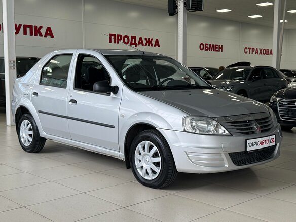 2012 Renault Logan I Рестайлинг, серый, 580000 рублей - вид 2