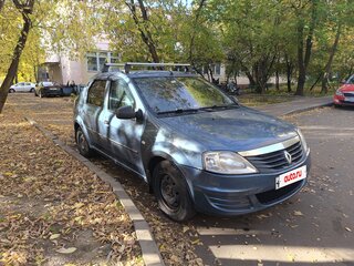2011 Renault Logan I Рестайлинг, синий, 380000 рублей, вид 2
