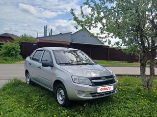 2012 Lada (ВАЗ) Granta I, серебристый, 465000 рублей, вид 3