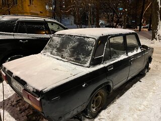 1993 Lada (ВАЗ) 2107, чёрный, 75000 рублей, вид 5