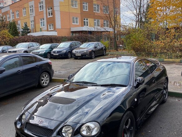 1997 Toyota Celica VI (T200) Рестайлинг, чёрный, 1400000 рублей