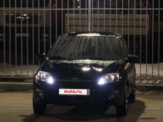 2015 Lada (ВАЗ) Granta I, чёрный, 450000 рублей, вид 5