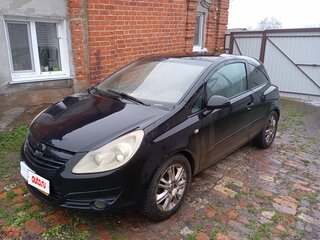2007 Opel Corsa D, чёрный, 220000 рублей, вид 1