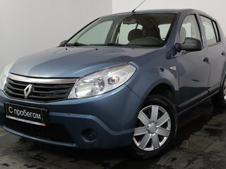 2013 Renault Sandero I, синий, 549000 рублей, вид 3