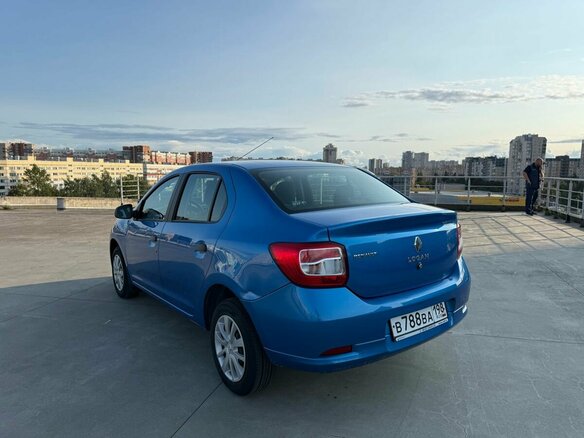 2018 Renault Logan II Рестайлинг, синий, 759000 рублей - вид 5