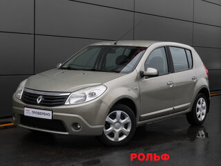 2011 Renault Sandero I, бежевый, 549000 рублей, вид 1