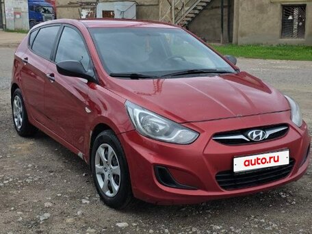 2012 Hyundai Solaris I, красный, 470000 рублей, вид 1