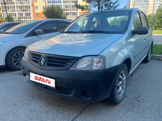 2008 Renault Logan I, зелёный, 315000 рублей, вид 1