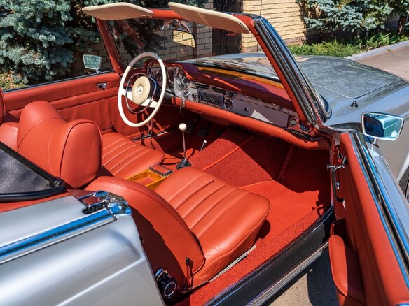 1968 Mercedes-Benz SL-Класс 280 5-speed II (W113), серый, 15500000 рублей - вид 16
