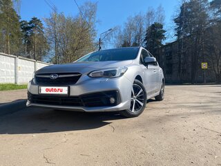 2021 Subaru Impreza V Рестайлинг, серебристый, 1450000 рублей, вид 3