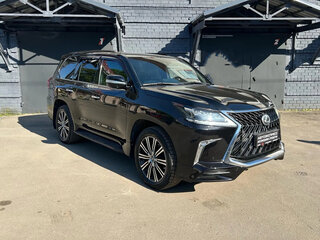 2017 Lexus LX 570 III Рестайлинг 2, чёрный, 7100000 рублей, вид 3