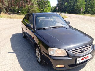 2008 Hyundai Accent ТагАЗ II, чёрный, 600000 рублей, вид 4