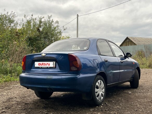 2006 Chevrolet Lanos I, синий, 98600 рублей - вид 5
