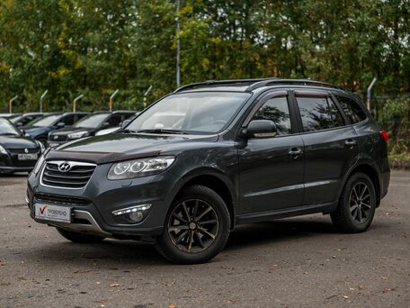2012 Hyundai Santa Fe II Рестайлинг, серый, 1233000 рублей, вид 1