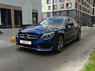 2017 Mercedes-Benz C-Класс 180 9G-TRONIC IV (W205), синий, 2500000 рублей, вид 2