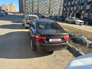 2016 Lada (ВАЗ) Vesta I, коричневый, 570000 рублей, вид 3