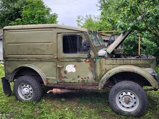 1968 ГАЗ 69, зелёный, 130000 рублей, вид 1
