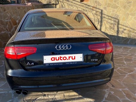 2014 Audi A4 IV (B8) Рестайлинг, чёрный, 950000 рублей, вид 4