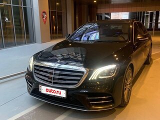2017 Mercedes-Benz S-Класс 400 d Long VI (W222, C217) Рестайлинг, чёрный, 4300000 рублей, вид 2