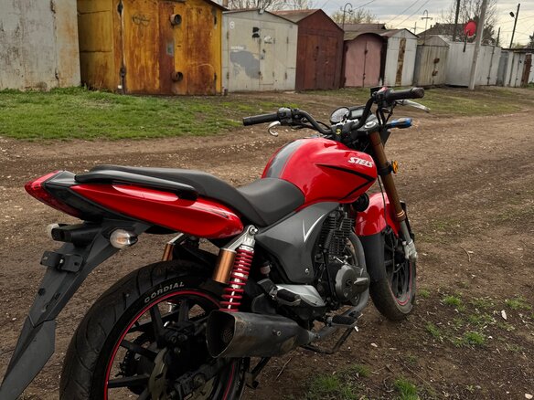2013 Stels Flame 200, красный, 115000 рублей - вид 4