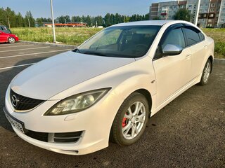 2008 Mazda 6 II (GH), белый, 590000 рублей, вид 1