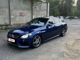 2016 Mercedes-Benz C-Класс 180 9G-TRONIC IV (W205), синий, 2070000 рублей, вид 2