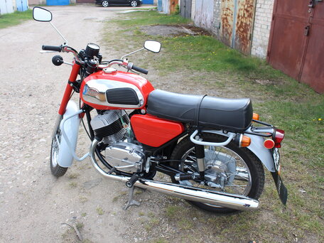 1977 Jawa 350/634, красный, 300000 рублей, вид 2